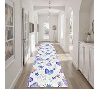 Dyjuaa Noeud Papillon Tapis Couloir Long 60x150cm Nuages Baguette Magique Tapis Cuisine Devant Evier Fantastique Carpet Lavable en Machine Antiderapant pour Cuisine, Couloir, Passage, Chambre