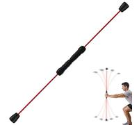 DYK&NX Barre Vibrante de Fitness 160 cm, Barre Vibrant Flexbar Bâton Gym, Fibre de Verre, Adulte Unisexe pour Entraîner la Musculature Profonde (Color : Red)