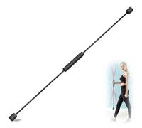 DYK&NX Barre Vibrante de Fitness 160 cm, Barre Vibrant Flexbar Bâton Gym, Fibre de Verre, Adulte Unisexe pour Entraîner la Musculature Profonde (Color : Black)