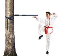 DYK&NX Mannequin de Bois Wing Chun, Bras à Ressort Wing Chun Entraînement De Kung-Fu, Groupé en Plein air au Tai Chi Stick, Ensemble de 3 Pièces, pour Arbre Ou Objet Dur (Color : 1 Spring Hand)