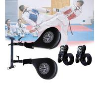 DYK&NX Taekwondo Kick Pads, Cible Kick Boxing Pads, Main Pied Cible Poinçonnage, avec Bras à Ressort, Jambes d'entraînement, pour Bois Aekwondo pour Sac de Sable Arbre (Color : 2 Targets)