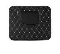 DYKGYLYS 2 Pièces Tapis Anti-Coups De Pied pour SièGe ArrièRe De Voiture pour Toyota Matrix RAV4 Hybrid Prius Prime, Anti-SaletéDossier en Cuir Coussinets Anti-Coup de Pied,Black