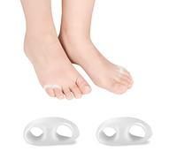 DYKOOK 5 paires de correcteurs d'oignon de tailleur en silicone, séparateur d'orteils avec 2 boucles, correcteur de petit orteil, soulagement de la douleur, convient pour enfants et adultes