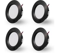 DYKUWEY Spot LED Encastrable 230V 3W, LED Spot Etanche Salle de Bain IP44, Spots de plafond Trou ¿55-58mm, Extra Plat 15mm, Spots Encastrés Pour cuisine chambre, Lot de 4 (Blanc,Blanc Froid 6000K)