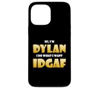 Dylan Costume IDGAF Funny Meme Halloween Costume for Dylans Coque pour iPhone 13 Pro Max