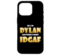 Dylan Costume IDGAF Funny Meme Halloween Costume for Dylans Coque pour iPhone 16 Pro