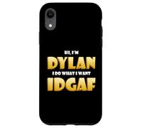Dylan Costume IDGAF Funny Meme Halloween Costume for Dylans Coque pour iPhone XR