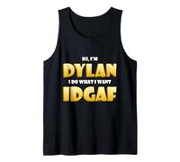 Dylan Costume IDGAF Funny Meme Halloween Costume for Dylans Débardeur