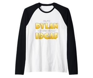 Dylan Costume IDGAF Funny Meme Halloween Costume for Dylans Manche Raglan
