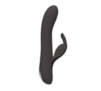 Dylan Rabbit Noir Vibromasseur Double Moteur 7 Modes Silicone Étanche USB