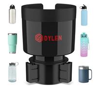 DYLEN Extenseur de porte-gobelet pour voiture, adaptateur d'extension de porte-gobelet de voiture avec base réglable, compatible avec Yeti, Hydroflask de 66/81/1134 g, grandes bouteilles d'eau de 8,1