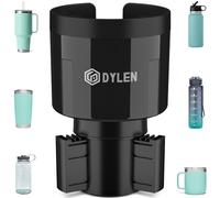 DYLEN Porte-gobelet de voiture extensible, adaptateur porte-gobelet pour voiture avec insert extensible, compatible avec les bouteilles Yeti 591/769/887 ml, Hydroflask 946/1182 ml, grandes bouteilles