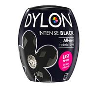 DYLON All-in-1 Fabric Dye 12 Intense Black, Machine à Laver Tissu Teint Tampon, pour des couleurs fraîches et intenses