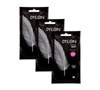 Dylon – Teinture pour tissu – Gris étain – À la main – 3 pièces