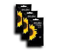 DYLON Jaune Tournesol Tissu Teinture à la Main 3 Pièces