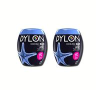 Dylon Lot de 2 capsules de teinture pour machine Bleu océan 350 g