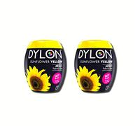 Dylon Lot de 2 capsules de teinture pour machine Jaune tournesol 350 g