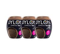 Dylon Colorant pour machine Nouveau Espresso Brun 350 g Lot de 3