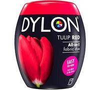 Dylon Teinture Textile pour Machine à Laver, Rouge Tulipe, 8.5 x 8.5 x 9.9 cm