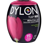 Dylon Teinture Textile pour Machine à Laver, Rouge Tulipe, 8.5 x 8.5 x 9.9 cm