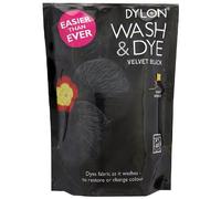 Dylon Wash and Dye Velvet Black 350g (Lot de 4)