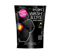 Dylon Wash & Dye Lot de 3 paquets de teinture en machine pour tissu Noir Taille L 350 g