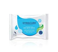DYMACARE Paquet de 8 lingettes de bain humides non parfumées de qualité supérieure pour le corps à l'aloe vera pour adultes et personnes âgées compatibles avec le micro-ondes