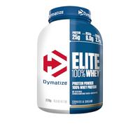 Dymatize Elite 100% Whey Cookies & Cream 2170g - Poudre à Hautes en Protéines et Faibles en Sucres + BCAA