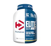 Dymatize Elite 100% Whey Smooth Banana 2170g - Poudre à Hautes en Protéines et Faibles en Sucres + BCAA