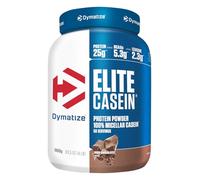 Dymatize Elite Proteína de Caseína en Polvo Sabor Chocolate Intenso 1800g - Caseína de Liberación Lenta con BCAAs