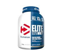 Dymatize Elite Whey Cookies&Cream 2,1 kg - Poudre à Hautes en Protéines et Faibles en Sucres + BCAA