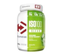 Dymatize ISO 100 Hydrolized Clear Green Apple 900g Hydrolysat de protéine de lactosérum clair + poudre d'isolat