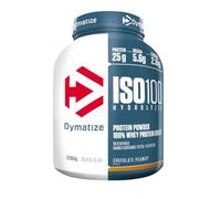 Dymatize ISO 100 Hydrolyzed Chocolate Peanut 2264g - Hydrolysat de Protéines de Whey + Poudre d'Isolat