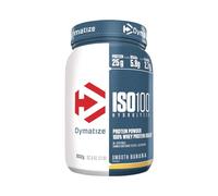 Dymatize ISO 100 Hydrolyzed Poudre d'Isolat de Protéines Faible en Sucre Riche en Protéines Banane 900 g