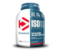 Dymatize ISO 100 Hydrolyzed Strawberry 2264g - Hydrolysat de Protéines de Whey + Poudre d'Isolat