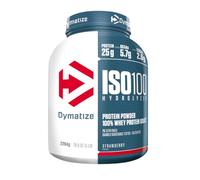 Dymatize ISO 100 Hydrolyzed Strawberry 2264g - Hydrolysat de Protéines de Whey + Poudre d'Isolat