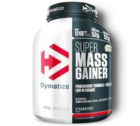 Dymatize Super Mass Gainer Strawberry 2943g - Weight-Gainer Poudre + Glucides, Creapure Créatine, BCAAs, Casein