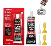 DYMHQ 2Pcs Joints Mécaniques de Moteur Automobile, 85ml Mastic d'étanchéité pour Moteur, Pate a Joint Moteur Haute Temperature, Utilisé pour Sceller Les Moteurs, Carters D'huile, Etc, Noir