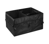 DYMHQ Organisateur de Coffre Multifonctionnel, Pliable et Étanche - Boîte de Rangement pour SUV, Camions et Camping avec Multi-Compartiments, Réglable