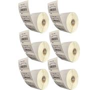 Dymo 11354 Lot de 6 rouleaux de 1000 étiquettes autocollantes pour imprimantes Dymo Labelwriter & Seiko 57 x 32 mm