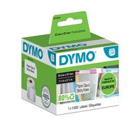 DYMO Rouleau d'étiquettes 11354 S0722540 57 x 32 mm papier blanc 1000 pc(s) fixation permanente Eti