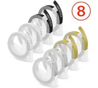 Dymo 12965 imprimante d'étiquettes manuelle 12965 Dymo 3D gaufrage étiqueteuse b90 bricolage étiquette autocollante pour Dymo 9mm ruban d'étiquettes - Type 8PK Label Set 4