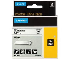 Dymo "12mm RHINO Coloured vinyl ruban d''étiquette D1"