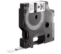Dymo® 18053 Gaine thermorétractable Bande industrielle, plastique, 1,5 m x 9 mm, noir/blanc