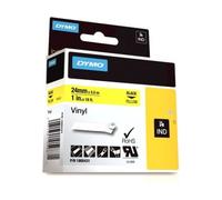 Dymo Ruban vinyle Rhino 1805431 - Noir sur jaune - 24 mm x 5,5 m