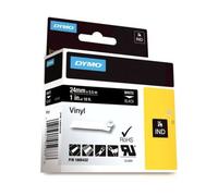 Dymo Originalband 1805432 weiß auf noir 24mm x 5,5m Vinyl