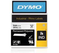 Dymo 18482 DYMO RHINO ruban d'écriture polyester noir/blanc, 9 mm x 5,5 m