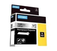 Dymo 18486 (S0718180) - (12 mm) - Noir sur métallique - Ruban