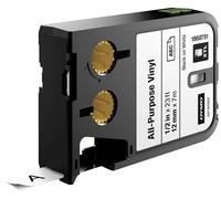 Dymo Ruban vinyle XTL 1868751 Multi-usage Noir sur blanc 12 mm x 7 m