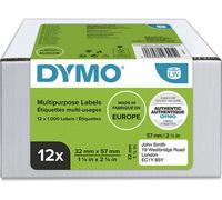 Dymo 2093095 (12 stuks) - Noir sur blanc - Étiquette
